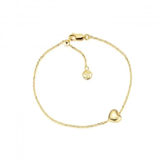18k Gold Plated Caro Bracelet SJ-B72358-CZ-YG Sif Jakobs Jewellery