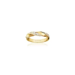 18k Gold Plated Ferrara Ring SJ-R12114-CZ-SG Sif Jakobs Jewellery