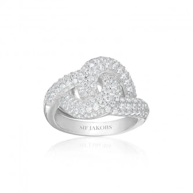 925 Sterling Silver Imperia Ring SJ-R10752-CZ-54 Sif Jakobs Jewellery