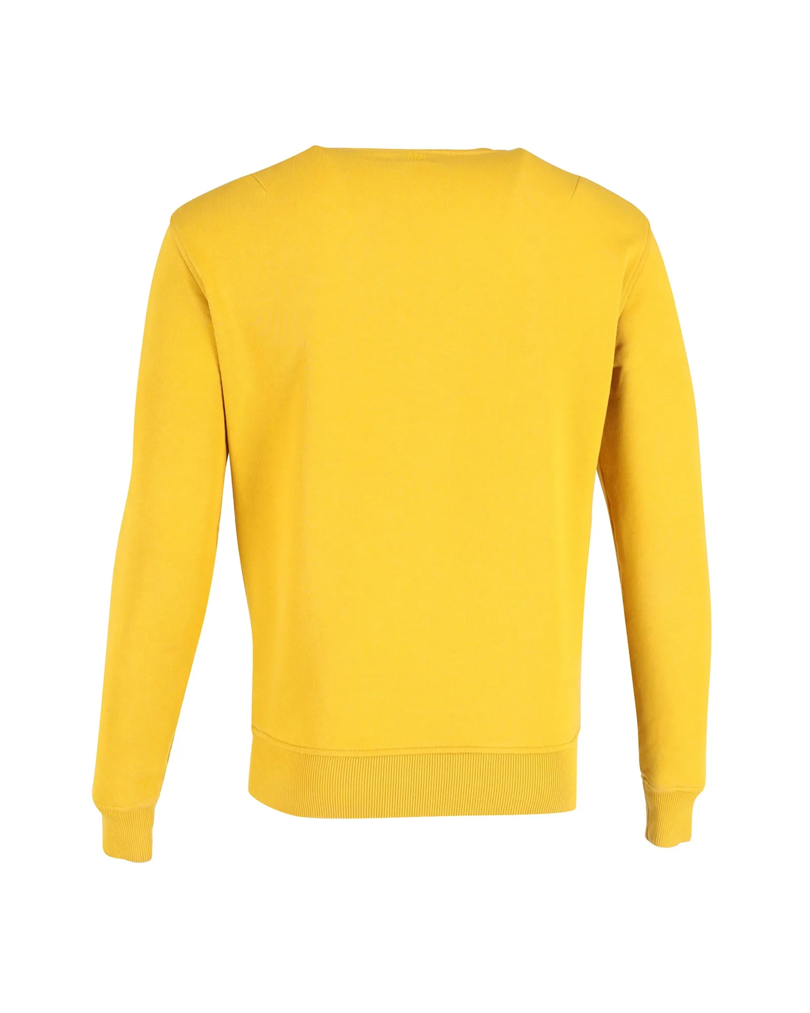 Ami Paris AMI de Coeur Sweatshirt in Yellow Cotton