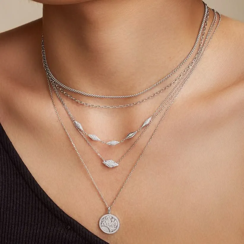 Ania Haie Silver Multi Sparkle Necklace N061-06H Ania Haie Jewellery