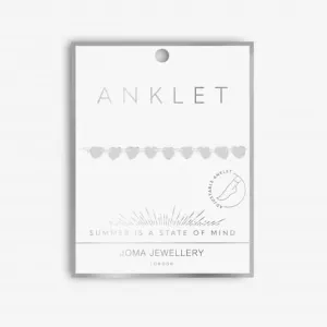 Anklet Heart Chain 5113 Joma Jewellery