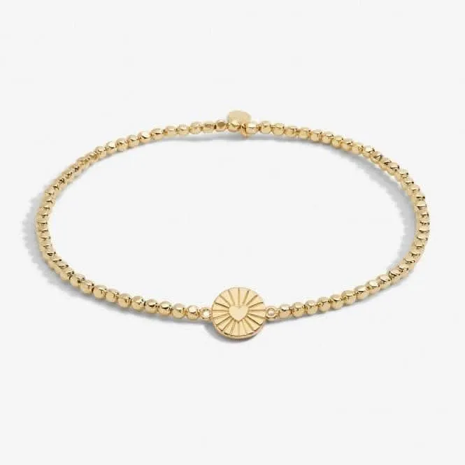 Anklet Heart Gold Plated Anklet 23cm Stretch Anklet 6941 Joma Jewellery