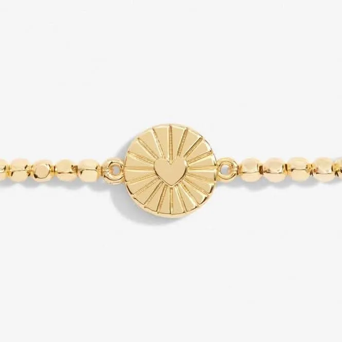 Anklet Heart Gold Plated Anklet 23cm Stretch Anklet 6941 Joma Jewellery