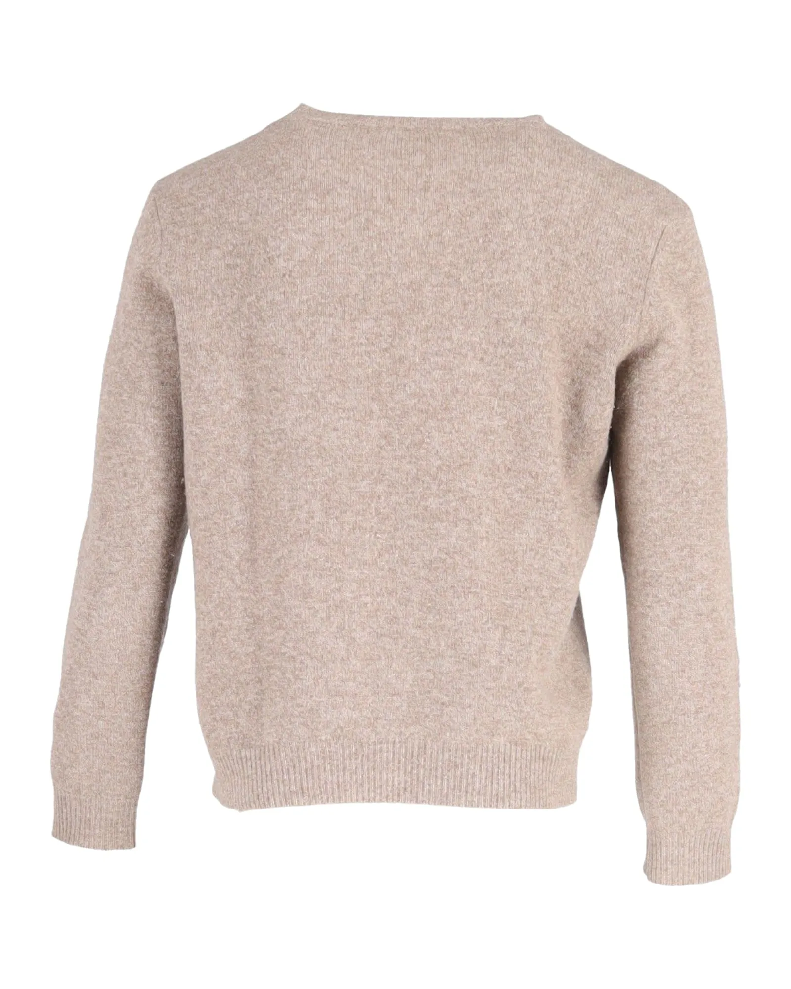 A.P.C. Knitted Sweater in Beige Wool