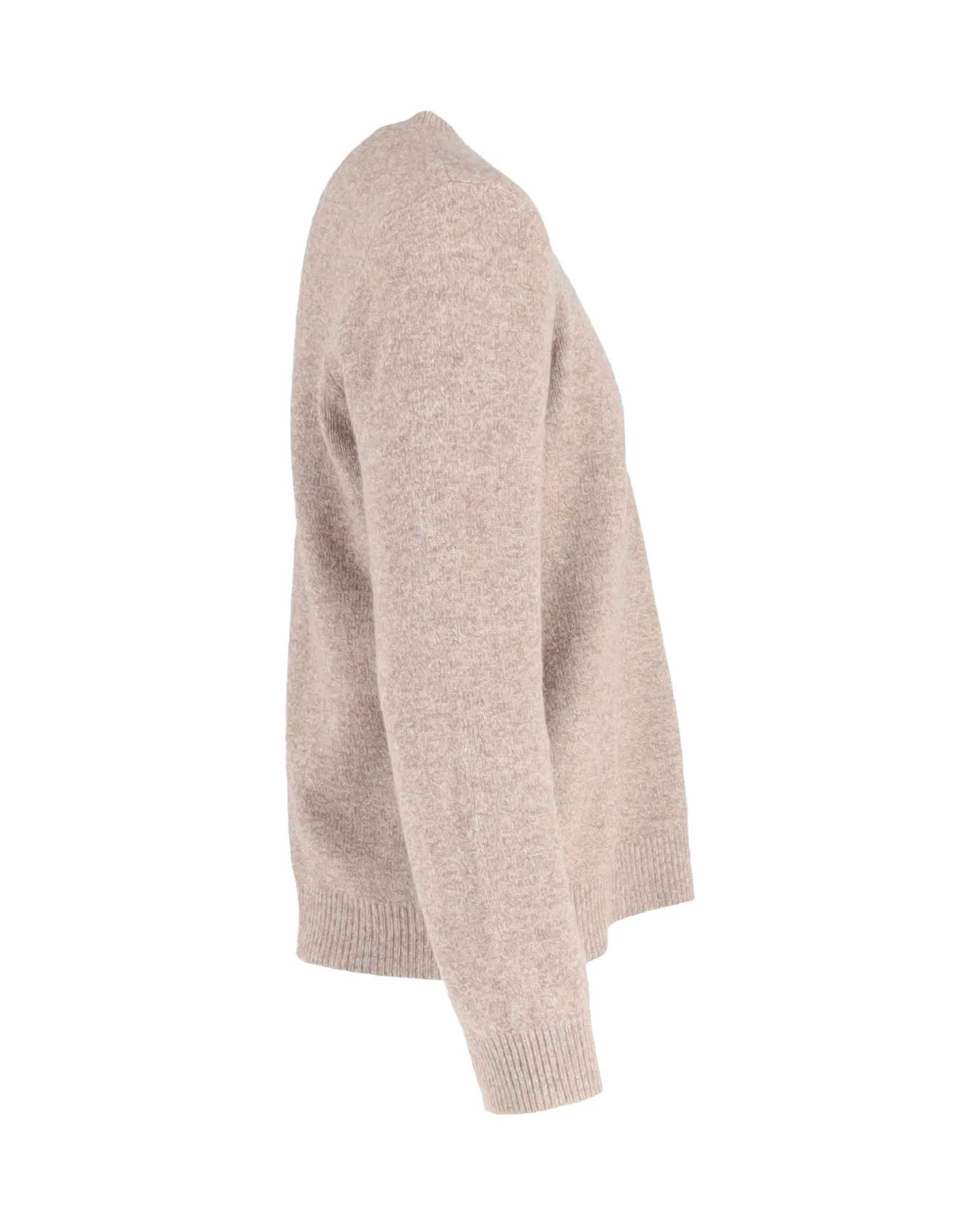 A.P.C. Knitted Sweater in Beige Wool