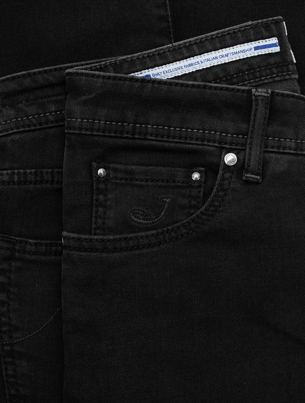 Badge Nick Slim Jean Black