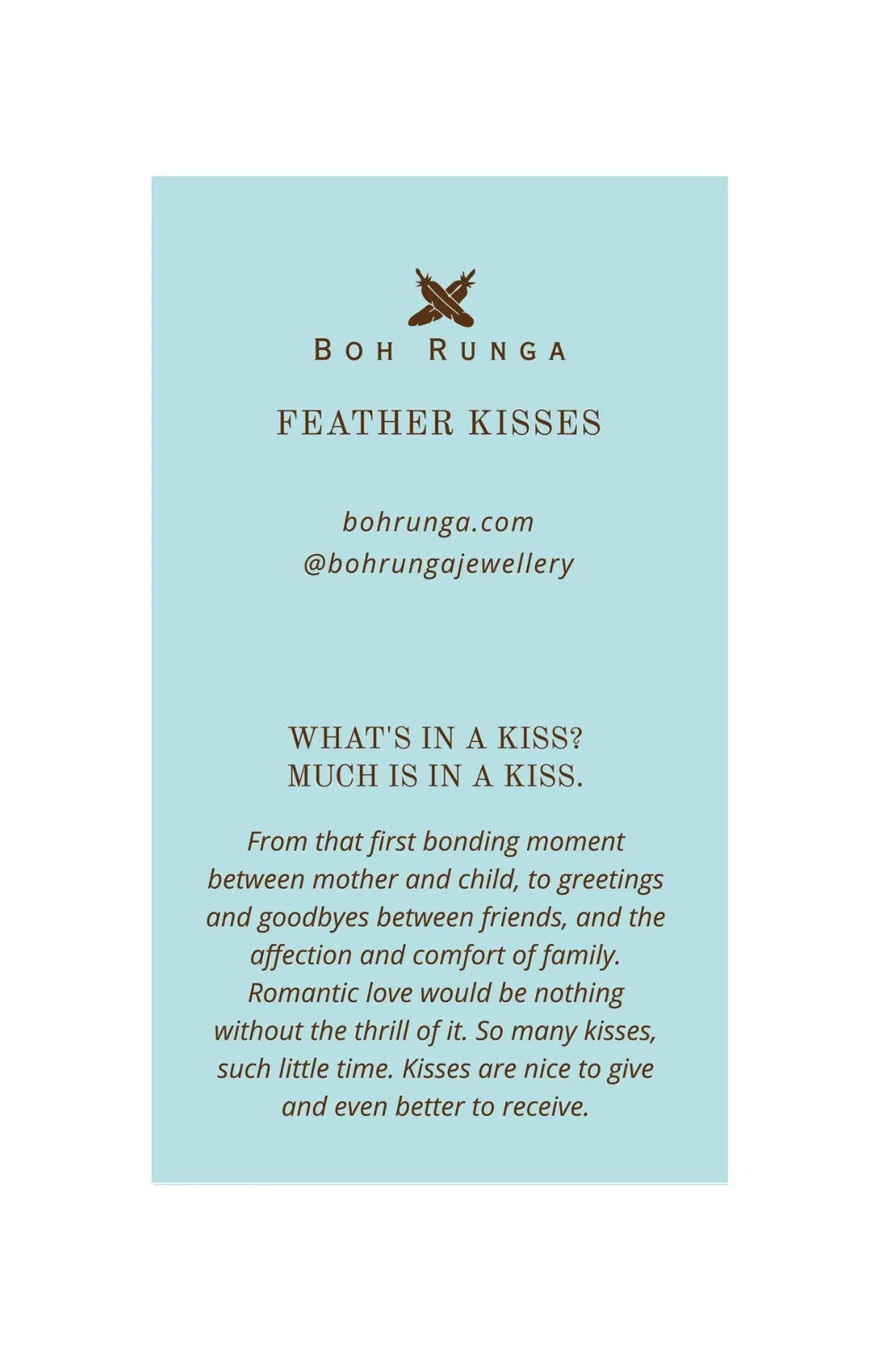 Boh Runga Jewellery Boh Runga - Feather Kisses Huggies Sterling Silver