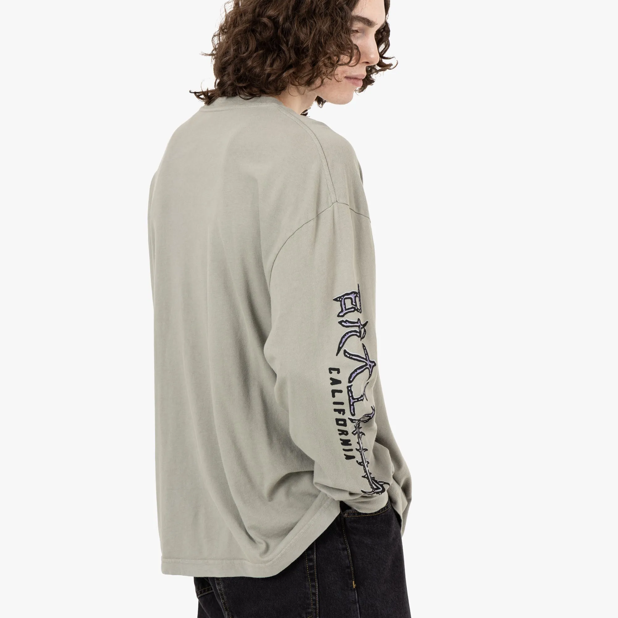 Brain Dead Bio Dog Long Sleeve T-shirt / Seagrass