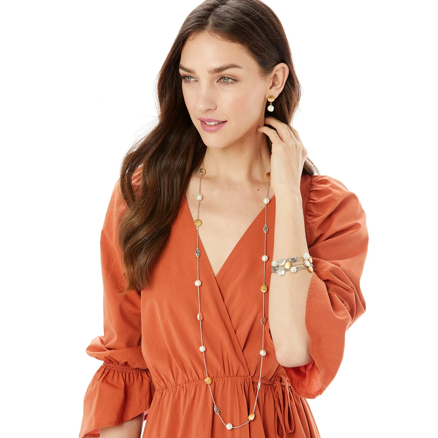 Brighton Necklaces Mediterranean Pearl Long Necklace