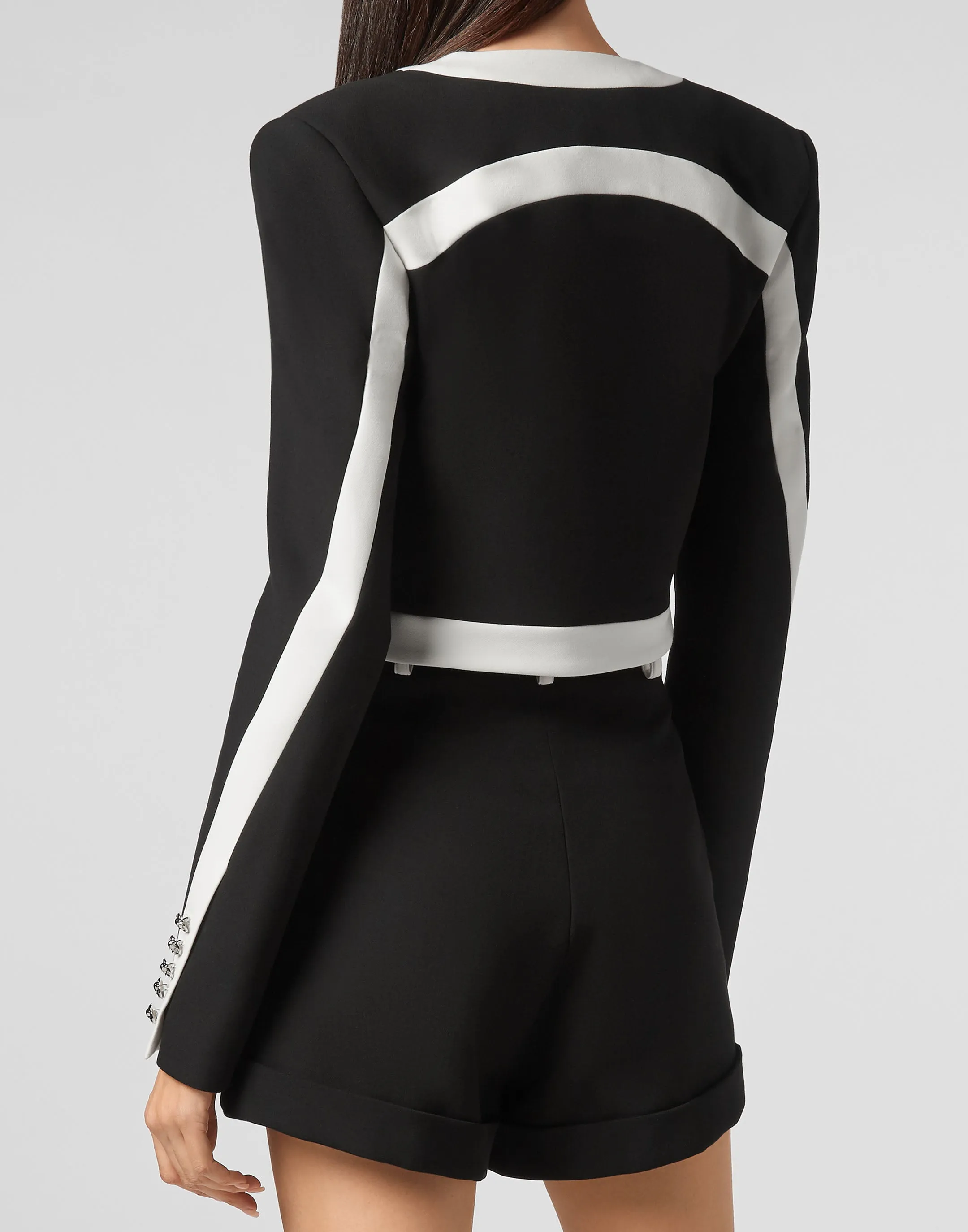 Cady Black and White Jacket