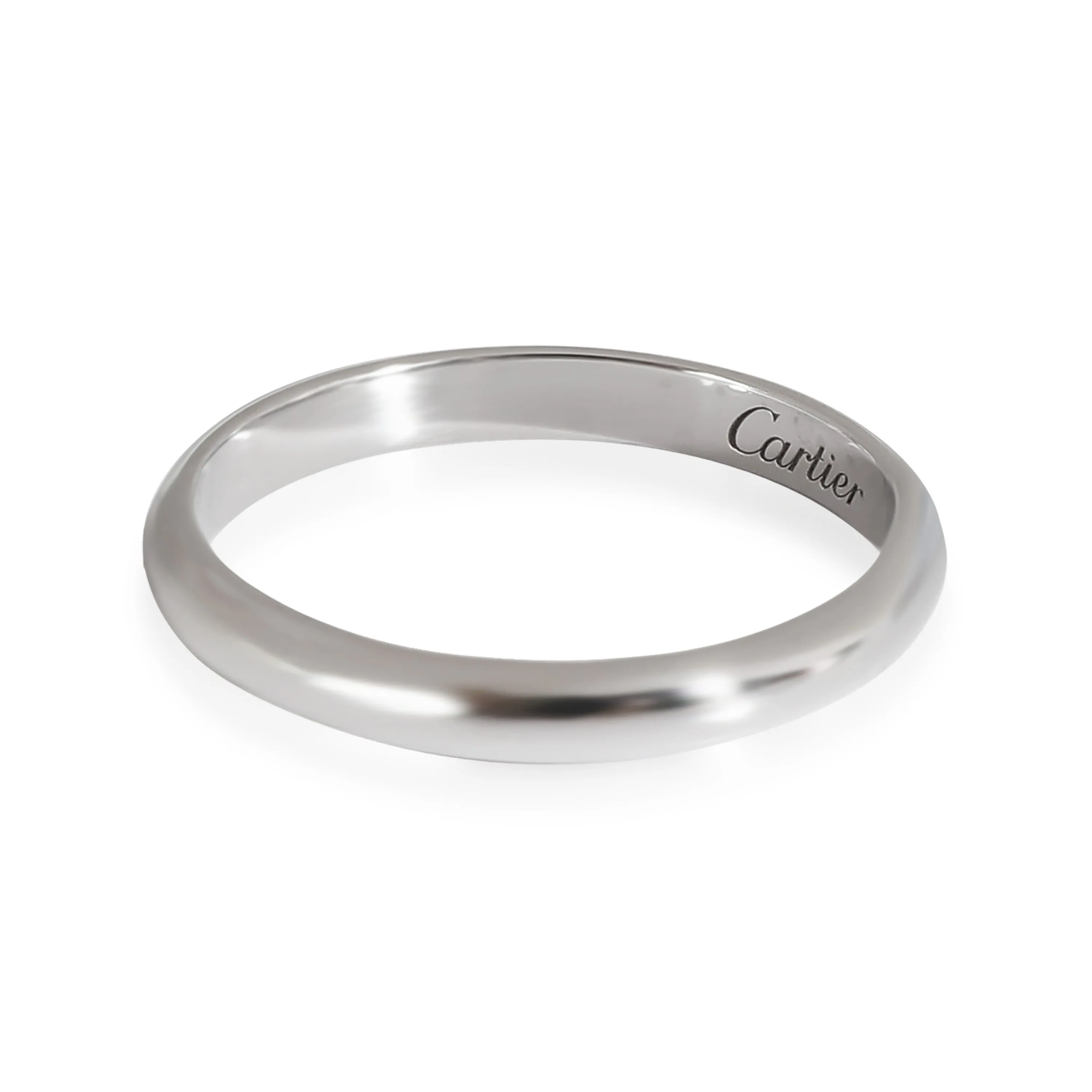 Cartier Jewelry 1895 2.5mm Wedding Band in Platinum