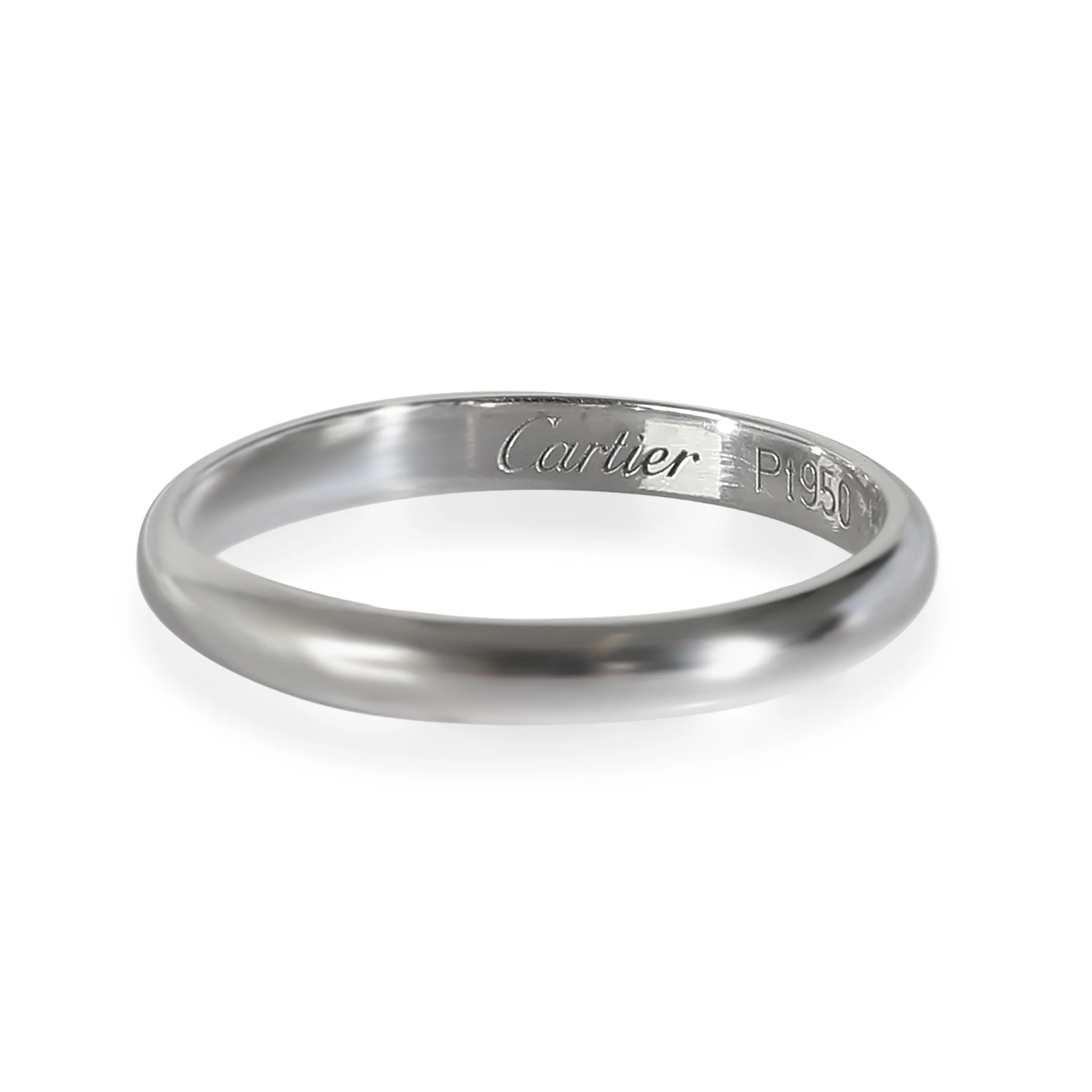 Cartier Jewelry 1895 2.5mm Wedding Band in Platinum