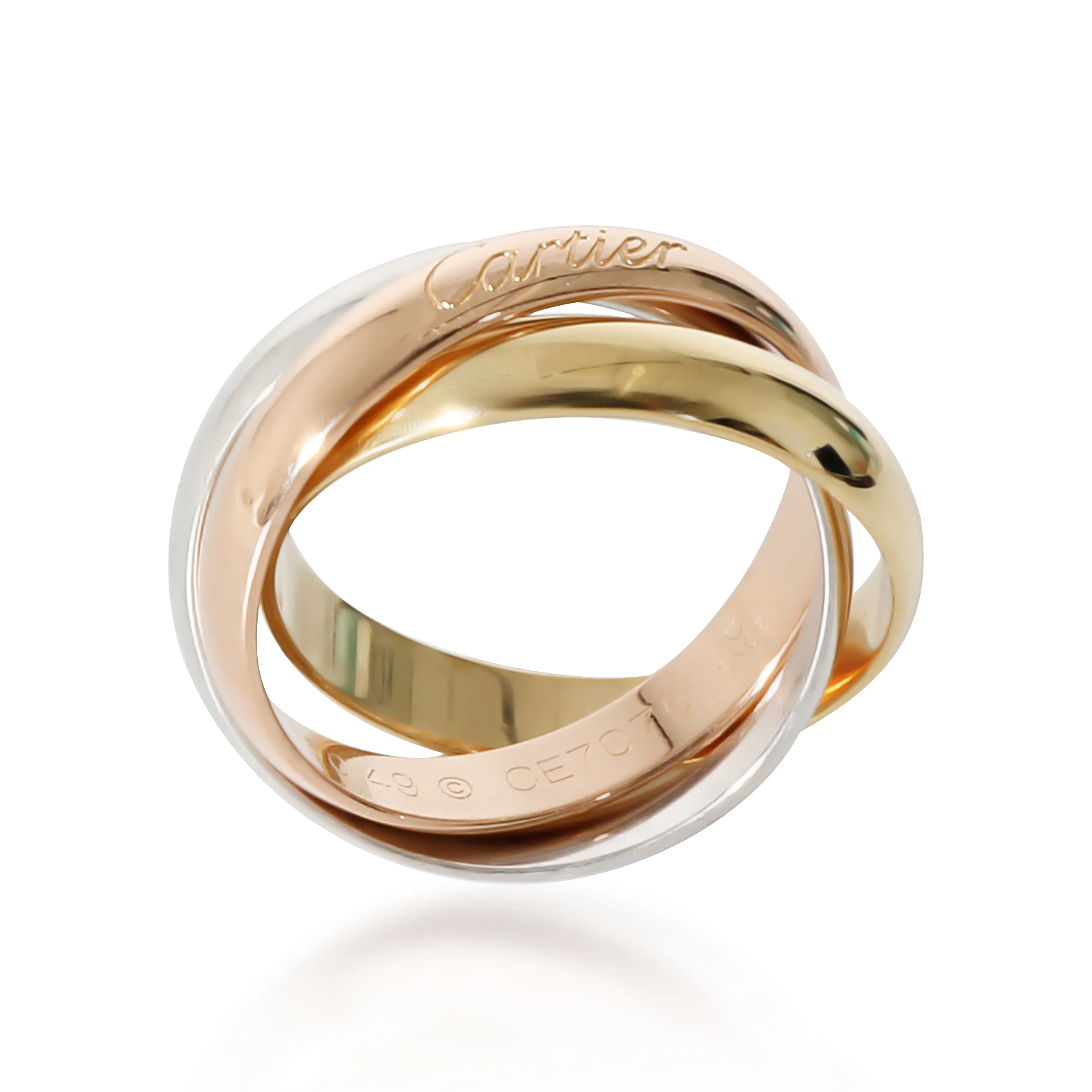 Cartier Jewelry Cartier Trinity Ring in 18kt Tri-Color Gold