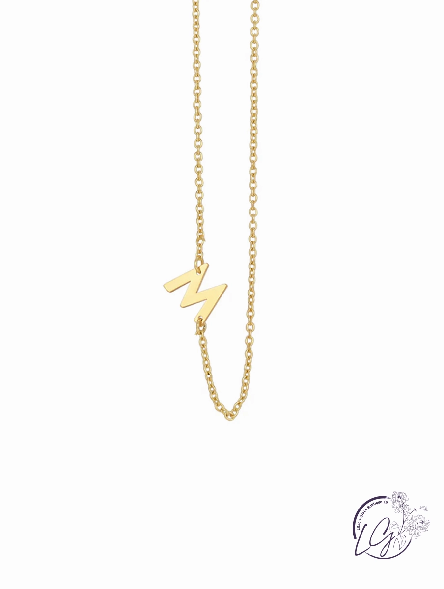Celebrate You! Initial Necklace & Envelope