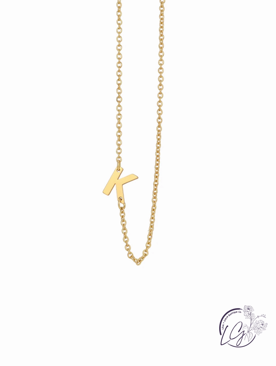 Celebrate You! Initial Necklace & Envelope