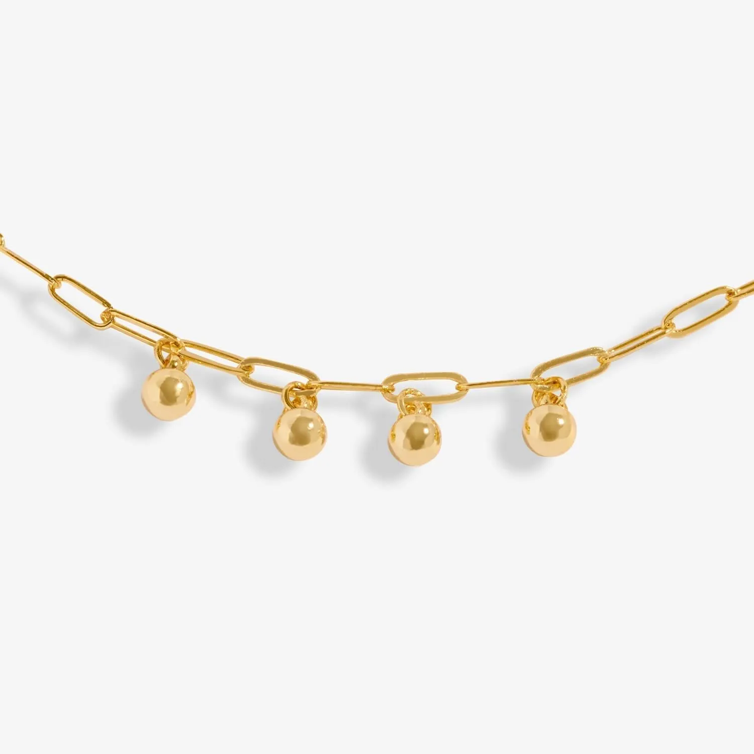 Charms Gold Plated Anklet 8534 Joma Jewellery