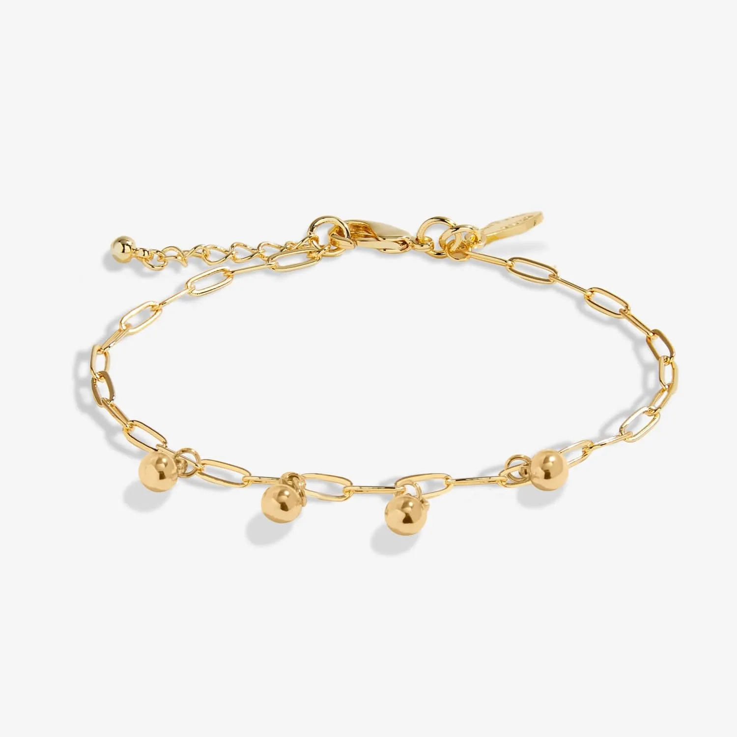 Charms Gold Plated Anklet 8534 Joma Jewellery