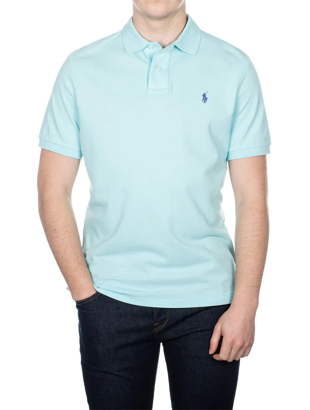 Classic Fit Polo Aqua