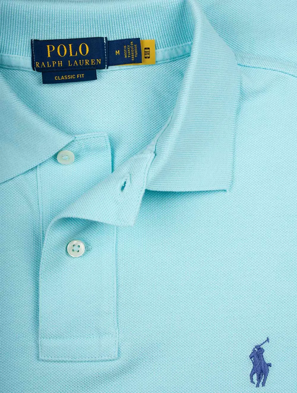 Classic Fit Polo Aqua
