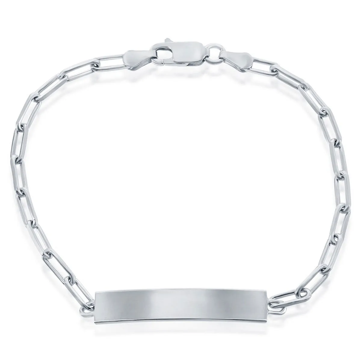 Classic Jewelry Classic Men's Bracelet - Sterling Silver Paperclip ID | S-5123