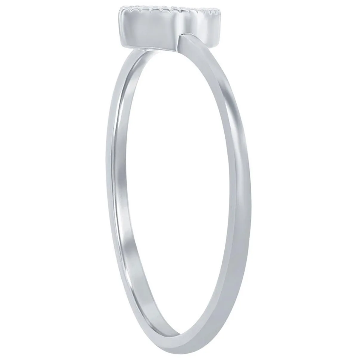 Classic Jewelry Classic Women's Ring - Sterling Silver Marquise CZ Solitaire, Size 6 | W-2744-6