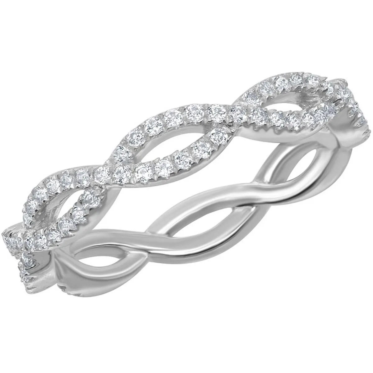 Classic Jewelry Women's Ring - Sterling Silver Open Marquise Topaz, Size 8 | BLW-1774-8