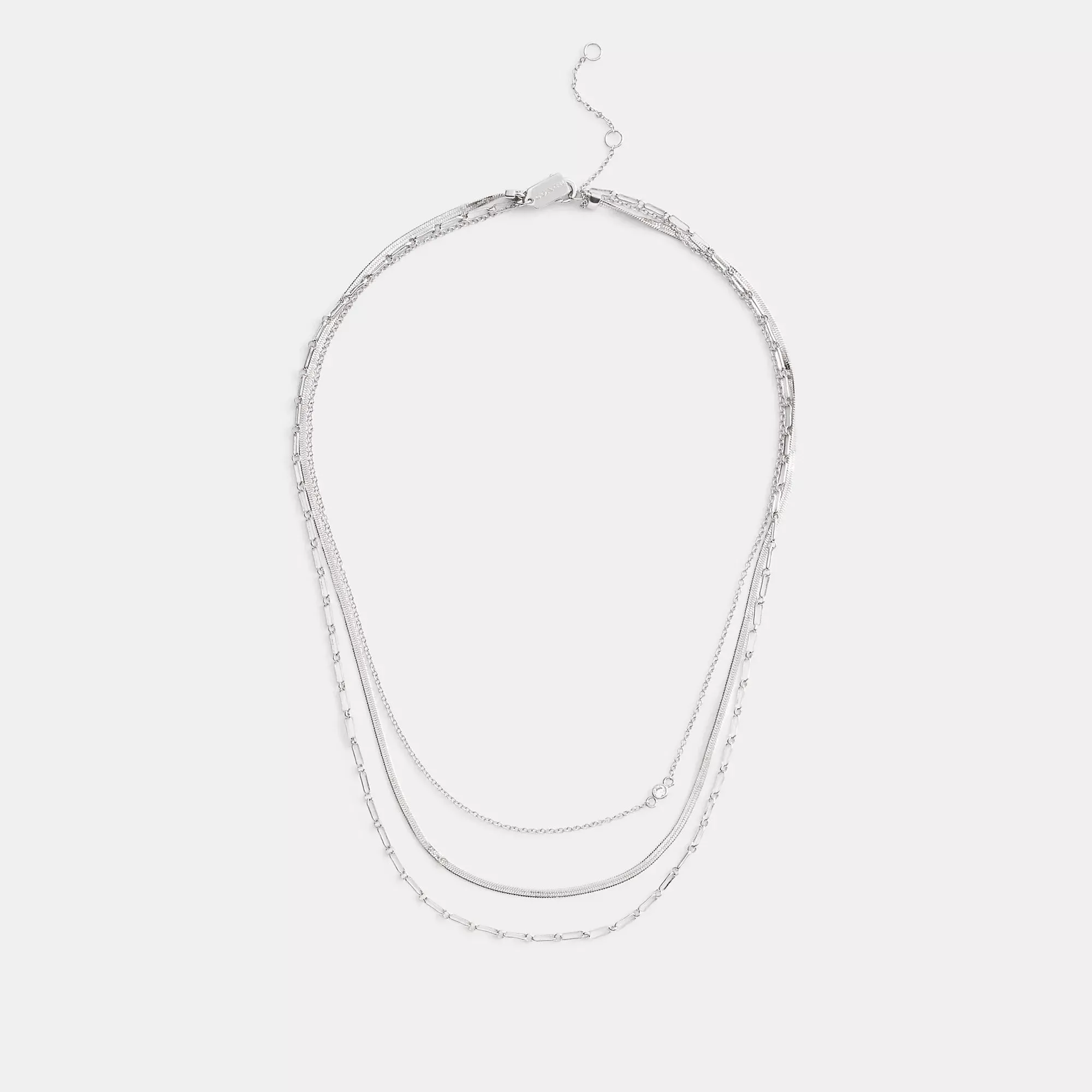 Coach Outlet Layered Chain Necklace COACH Outlet Bags