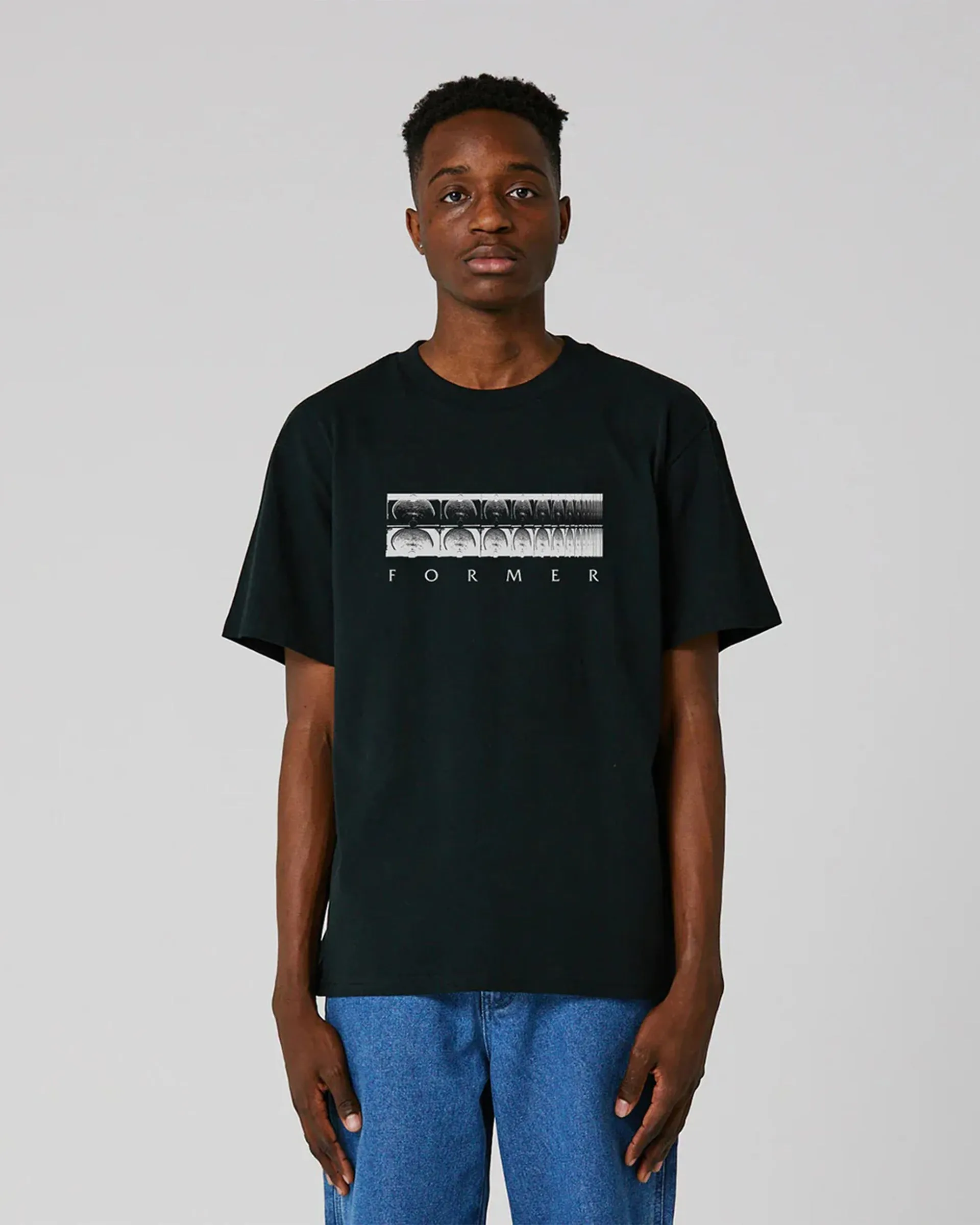 Crux Blur S/S T-Shirt - Washed Black