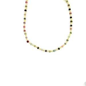 Crystals & Beaded Jewellery Copper Beaded Necklace - Tourmaline Gemstone