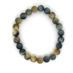 Crystals & Beaded Jewellery Crystal Bracelet - 8mm Dream Tiger Eye Elastic Bracelet
