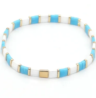 Crystals & Beaded Jewellery Ibiza Bracelet - Crystal Waters