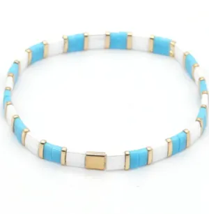 Crystals & Beaded Jewellery Ibiza Bracelet - Crystal Waters
