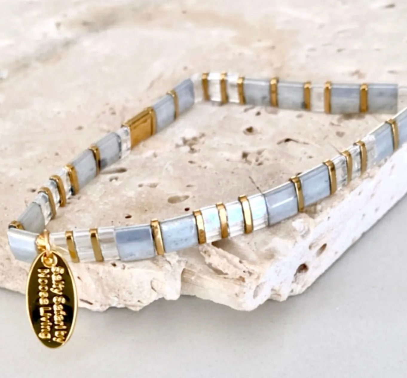 Crystals & Beaded Jewellery Ibiza Bracelet - Ice Mix