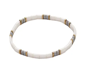 Crystals & Beaded Jewellery Ibiza Bracelet - Silver Linings