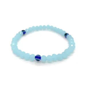 Crystals & Beaded Jewellery Mati Evil Eye -  Blue Beaded Bracelets