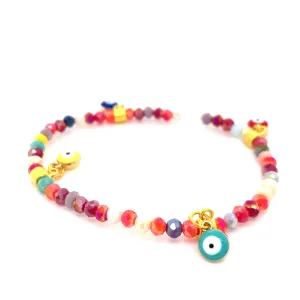 Crystals & Beaded Jewellery Mati Evil Eye - Mixed Crystal Bracelets
