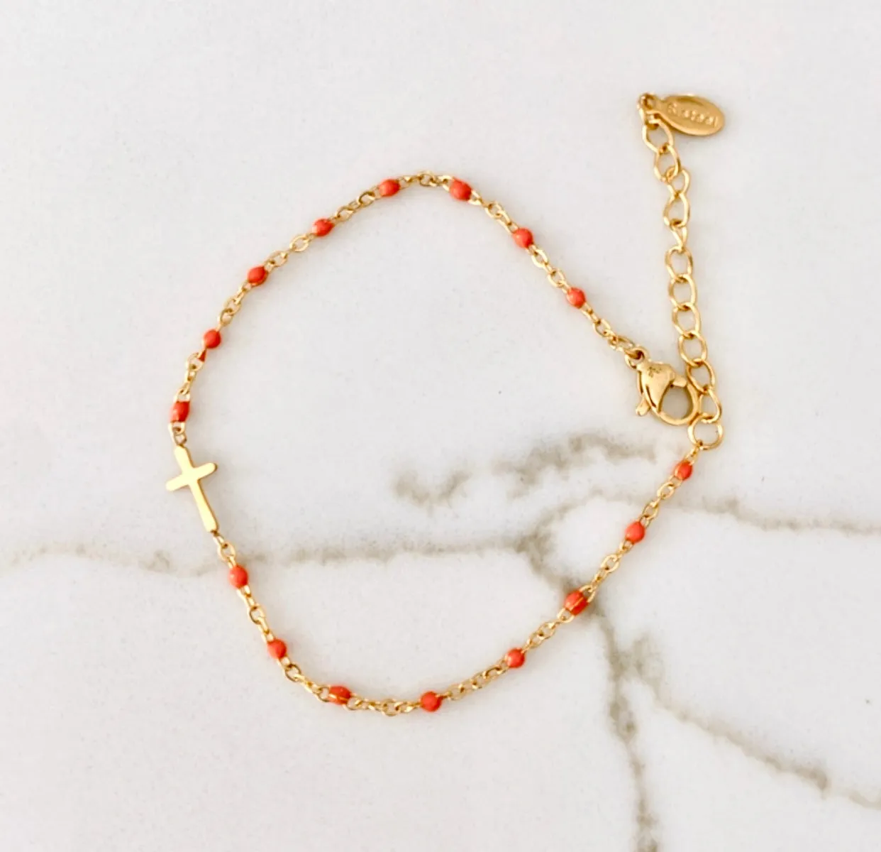 Crystals & Beaded Jewellery Sweet Mary  - Coral