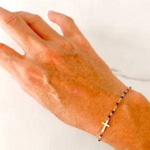 Crystals & Beaded Jewellery Sweet Mary  - Navy
