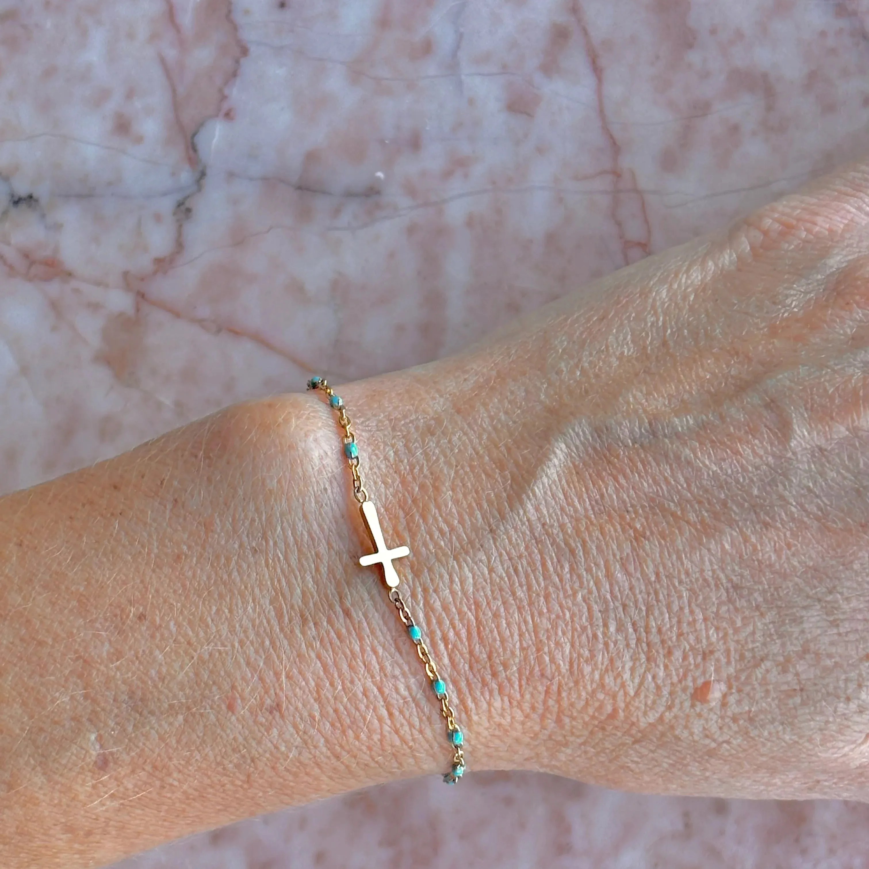 Crystals & Beaded Jewellery Sweet Mary  - Turquoise