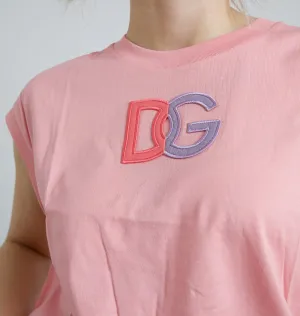 Dolce & Gabbana Elegant Cotton Crew Neck Tank Women's Top