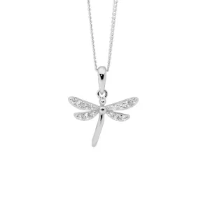 Ellani Collections Jewellerys Dragonfly with CZ Pendant - 3 Colours