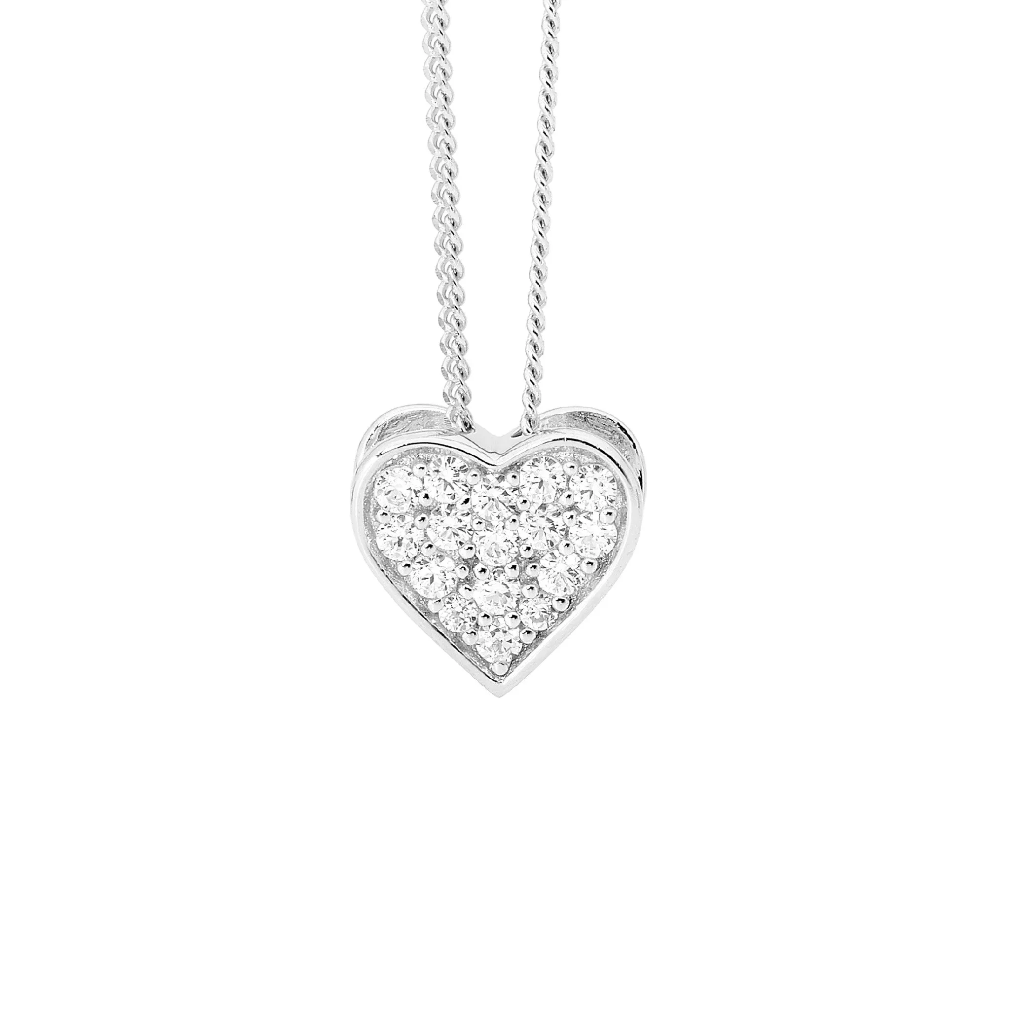 Ellani Collections Jewellerys Heart Pendat & Earrings