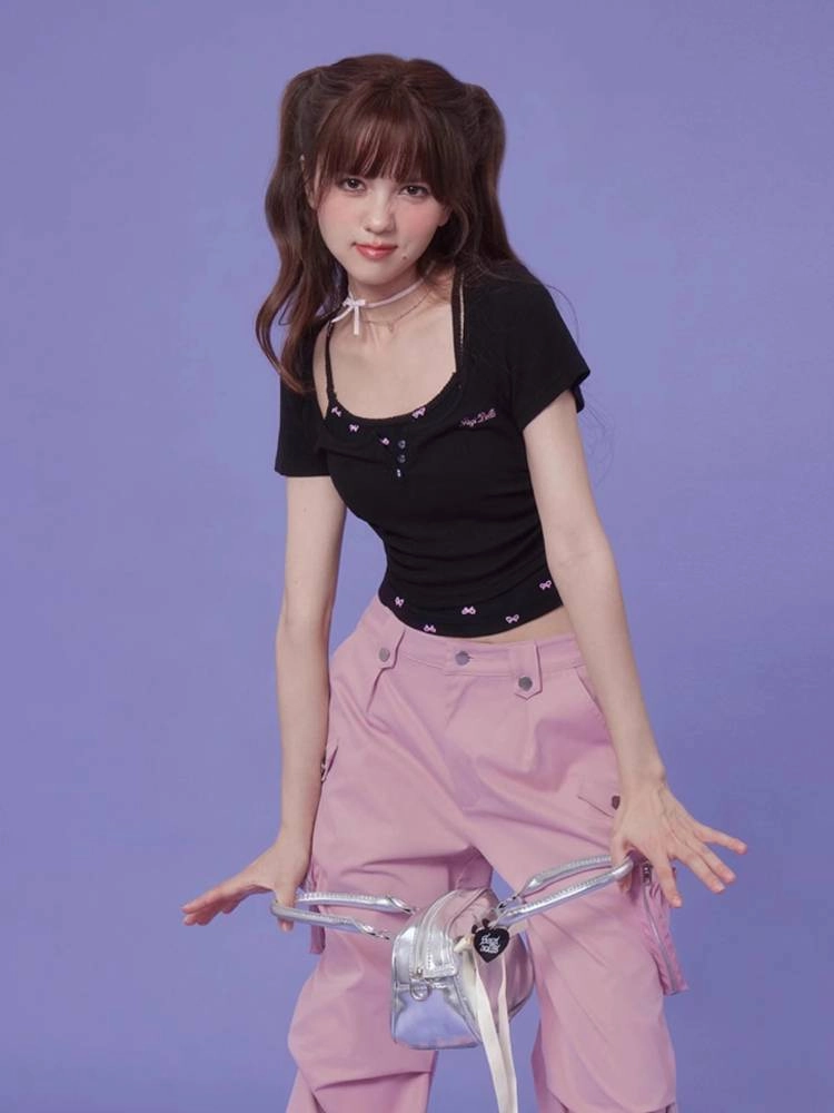 Fake two-piece t-shirts【s0000008895】