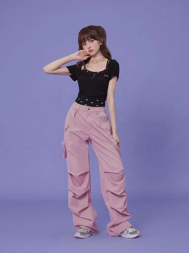 Fake two-piece t-shirts【s0000008895】