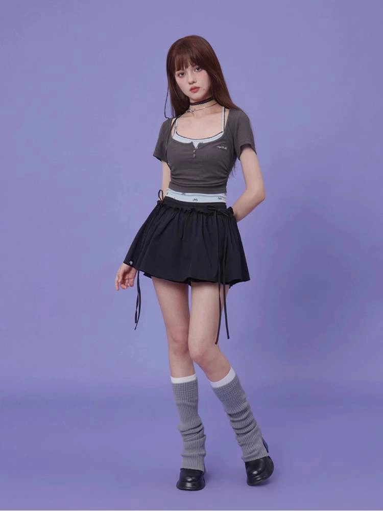 Fake two-piece t-shirts【s0000008895】