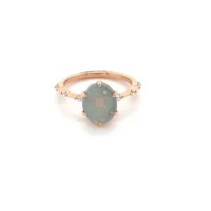 Forever Jewellery Luna Opal Rosegold Ring