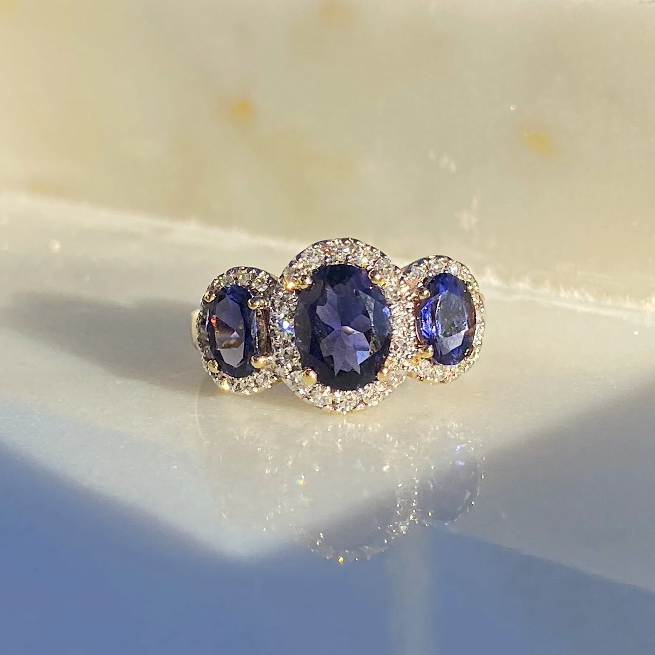 Forever Jewellery Melanie Trilogy Tanzanite Ring