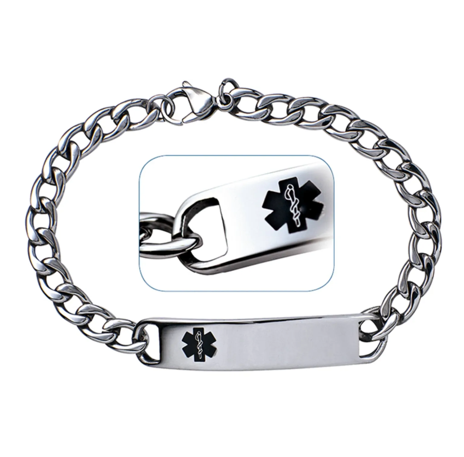 Forever Jewellery Men’s Medical ID Bracelet