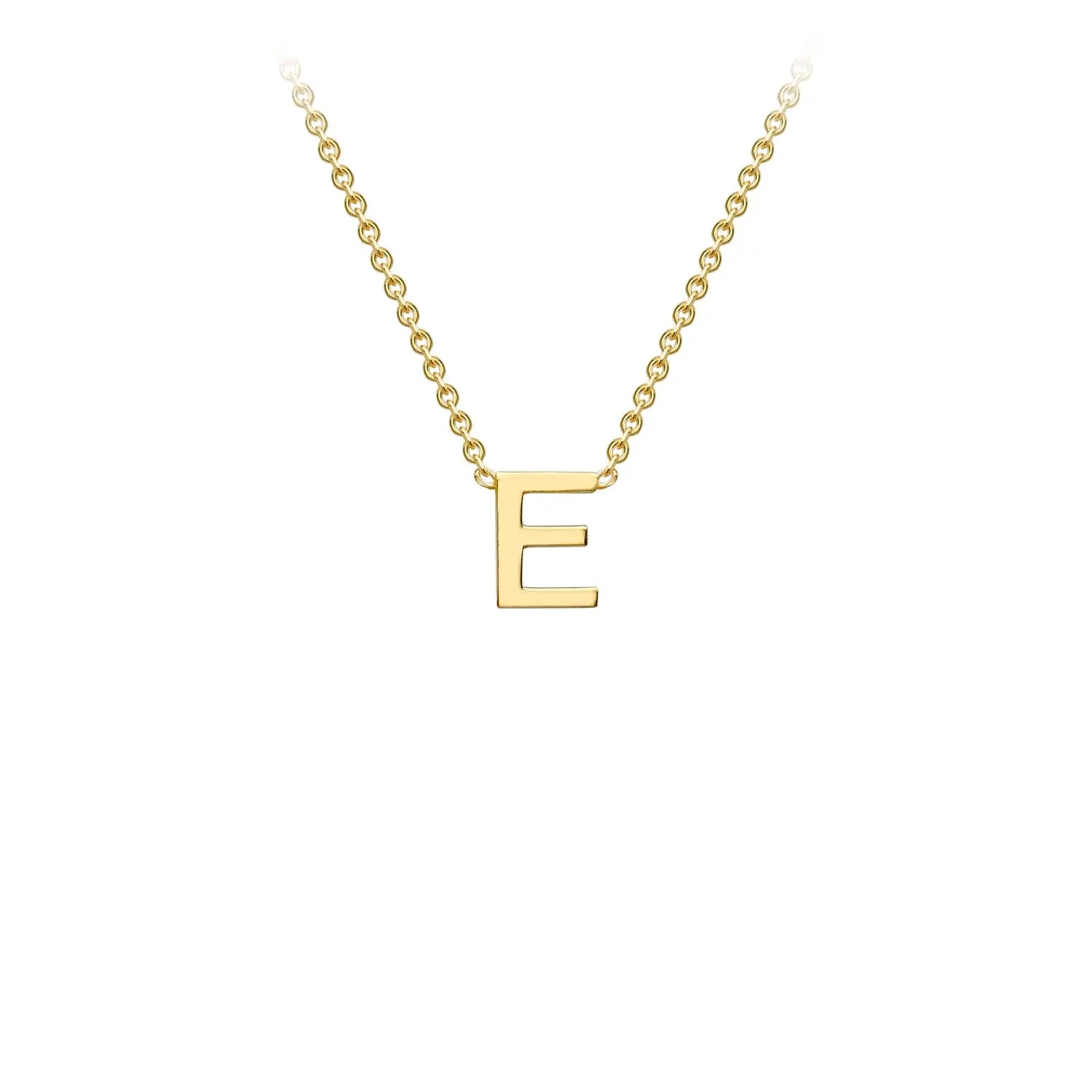 Forever Jewellery Petite Initial Letter 9ct Yellow Gold Necklaces
